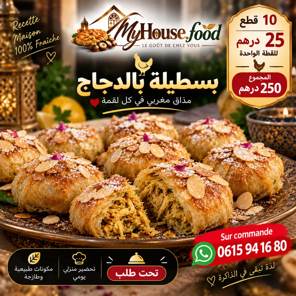 عشرة بسطيله صغيره  ديال الدجاج